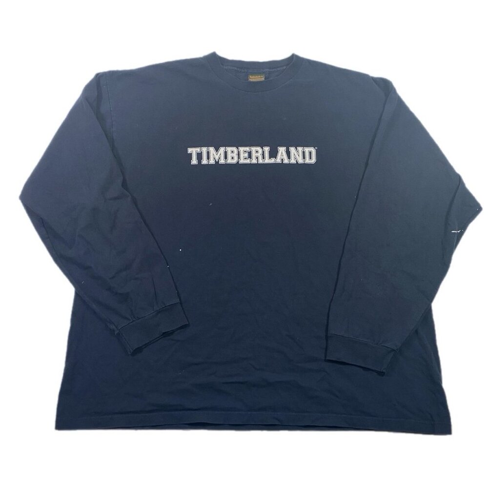 90s Timberland Long Sleeve Shirt Mens Size XL Logo Crew Neck Graphic Tee USA
